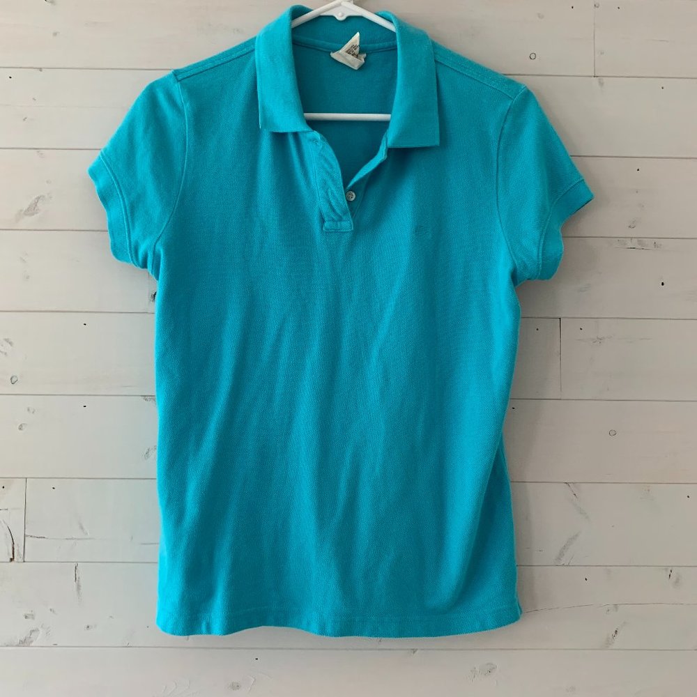 Polo Jeans Women's Blue Short-Sleeve Shirt Medium